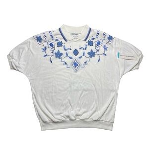 Vintage 80s 90s Women’s‎ Alfred Dunner floral top